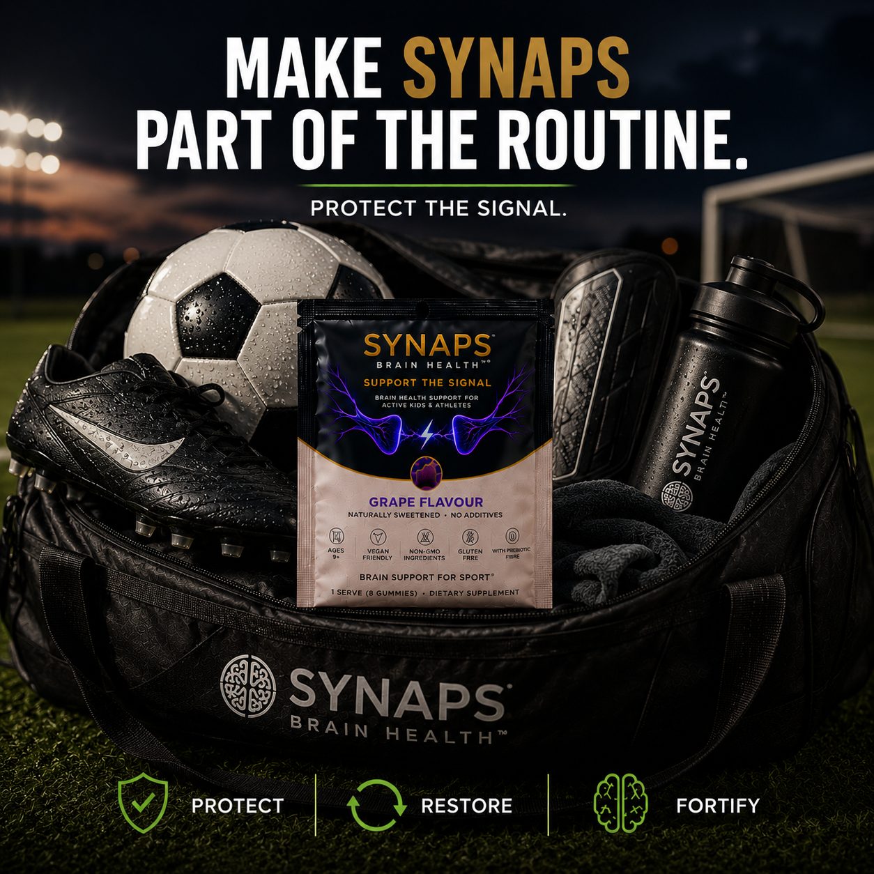 Synaps Brain Health Gummies for Young Athletes