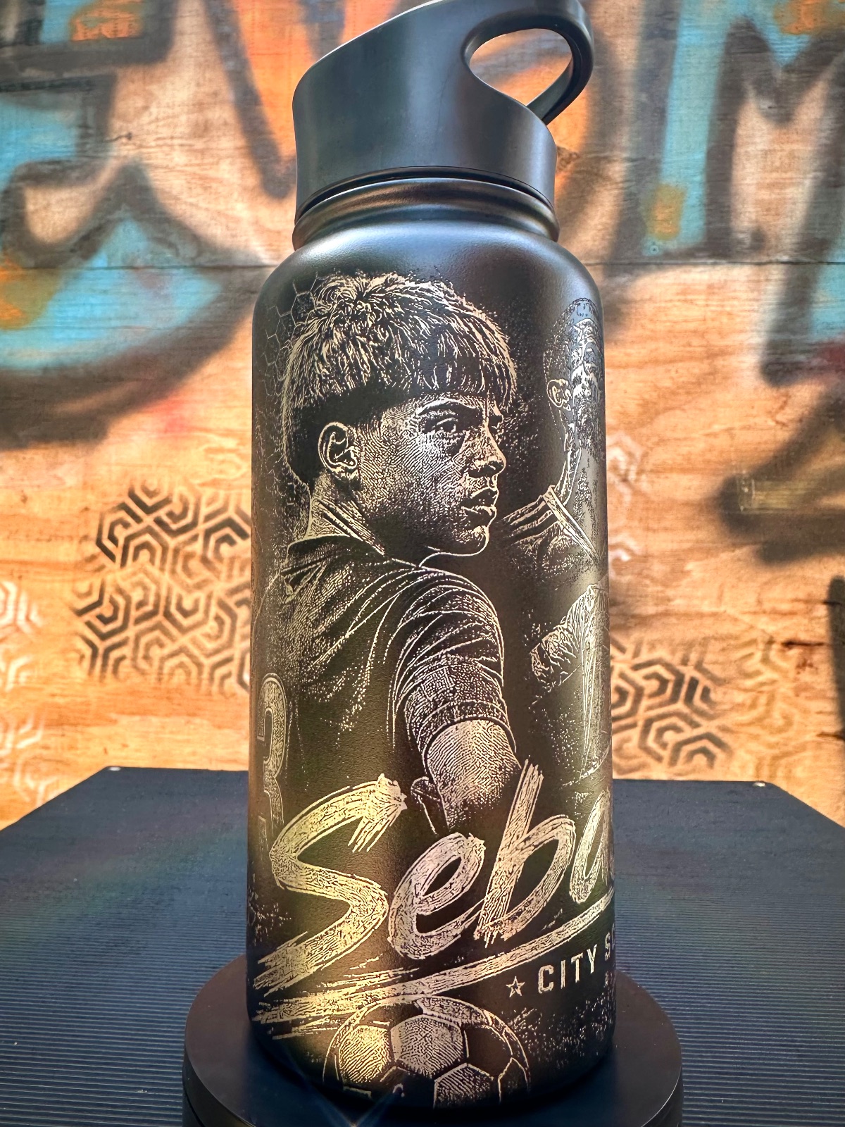 Custom water bottle