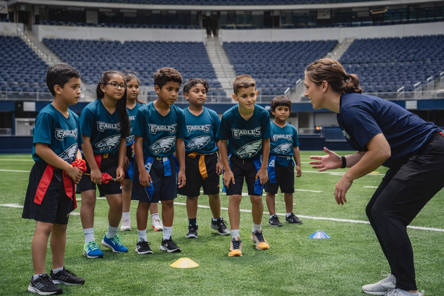 Football group training
